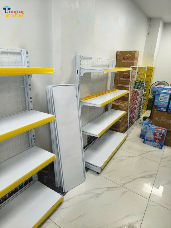 dự án lắp đặt kệ siêu thị lưng lưới tại xuân la tây hồ 